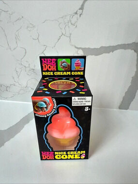 Nee Doh Nice Cream Cone Squishy Toy  NWT